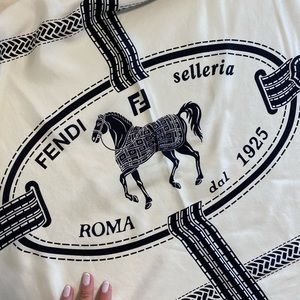 Fendi Selleria 100% silk scarf 33*33 New